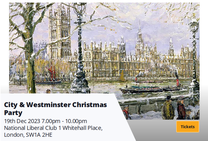 City & Westminster Christmas Party 19thDec 2023
